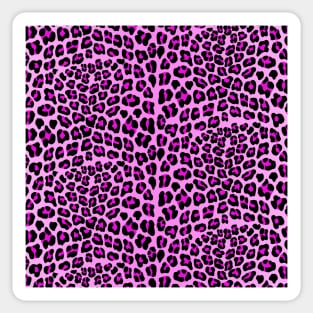 Pink leopard print Sticker